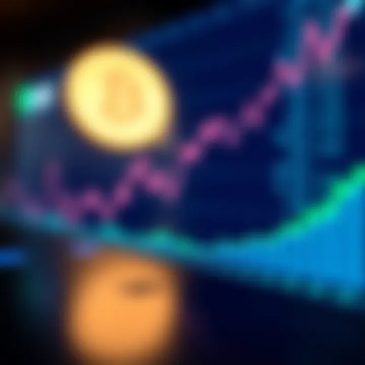 Graph showing Bome coin price fluctuations with upward and downward trends